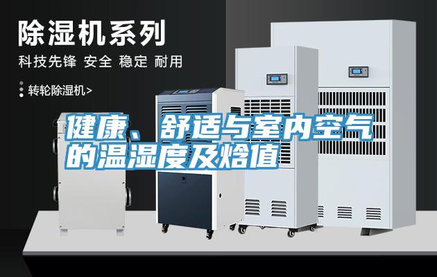 健康、舒適與室內空氣的溫濕度及焓值