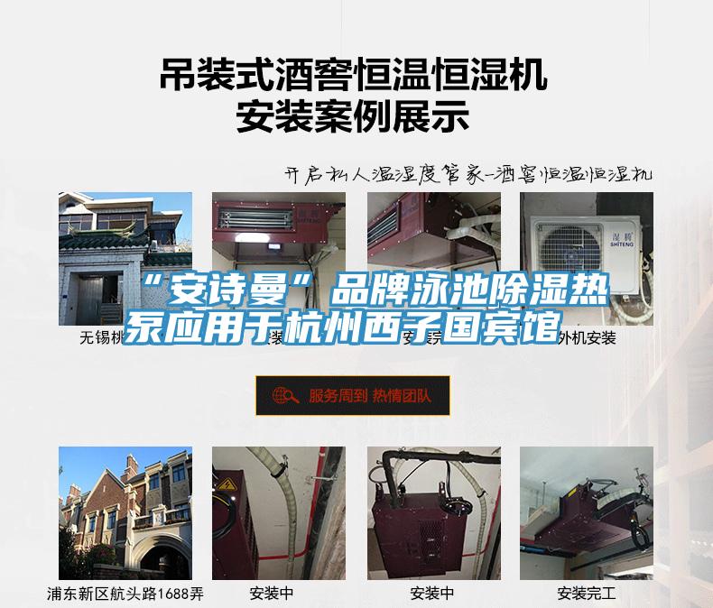 “草莓视频性福宝”品牌泳池除濕熱泵應用於杭州西子國賓館
