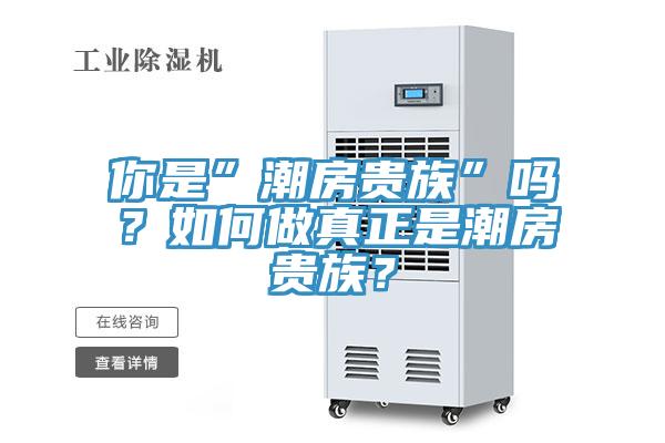 你是”潮房貴族”嗎？如何做真正是潮房貴族？