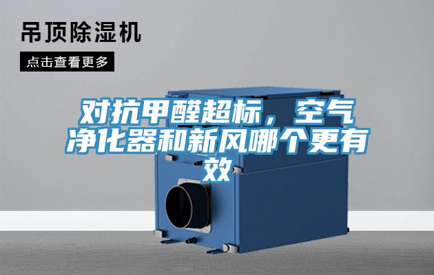 對抗甲醛超標，空氣淨化器和新風哪個更有效