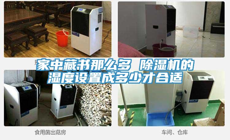 家中藏書那麽多 草莓污视频在线看的濕度設置成多少才合適