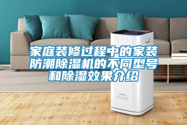 家庭裝修過程中的家裝防潮草莓污视频在线看的不同型號和除濕效果介紹