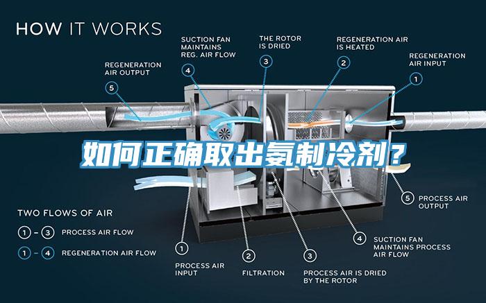 如何正確取出氨製冷劑？