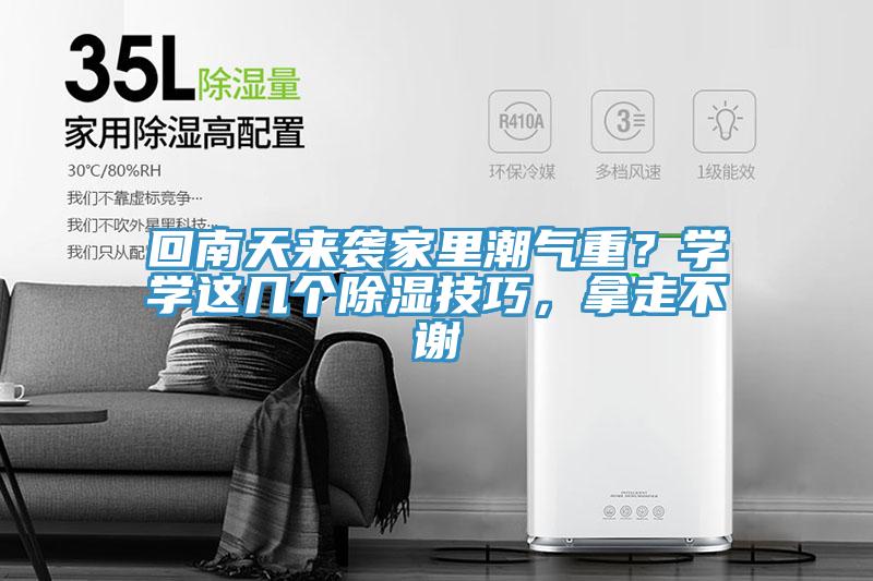 回南天來襲家裏潮氣重？學學這幾個除濕技巧，拿走不謝