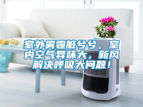 室外霧霾髒兮兮，室內空氣異味大，新風解決呼吸大問題！