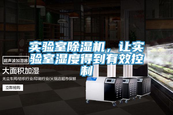 實驗室草莓污视频在线看，讓實驗室濕度得到有效控製
