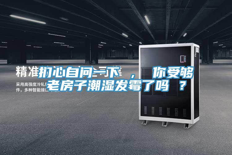 捫心自問一下 ， 你受夠老房子潮濕發黴了嗎 ？