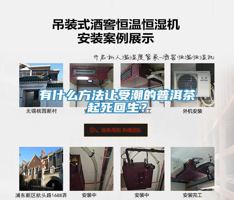 有什麽方法讓受潮的普洱茶起死回生？