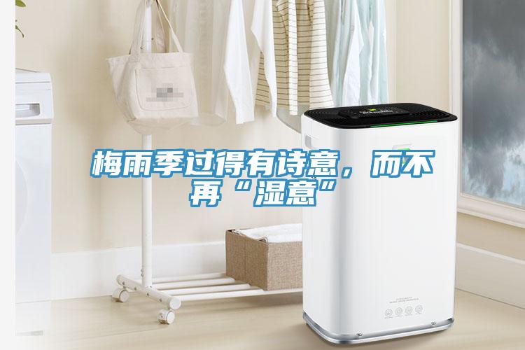 梅雨季過得有詩意，而不再“濕意”