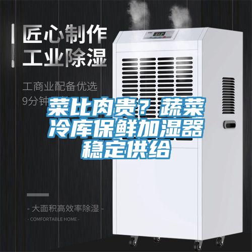 菜比肉貴？蔬菜冷庫保鮮加濕器穩定供給