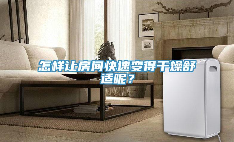 怎樣讓房間快速變得幹燥舒適呢？