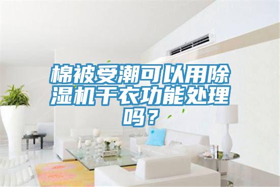 棉被受潮可以用草莓污视频在线看幹衣功能處理嗎？