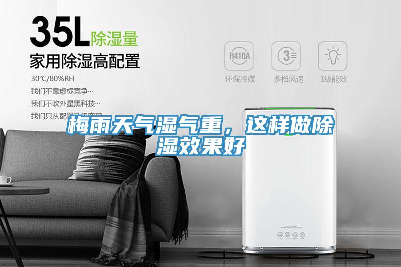 梅雨天氣濕氣重，這樣做除濕效果好