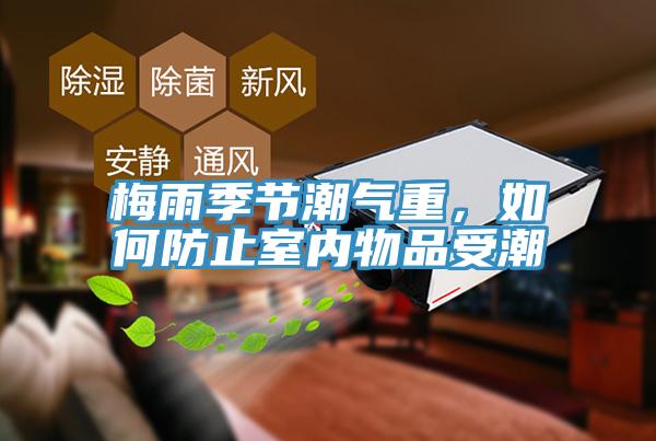 梅雨季節潮氣重，如何防止室內物品受潮