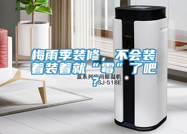 梅雨季裝修，不會裝著裝著就“黴”了吧？