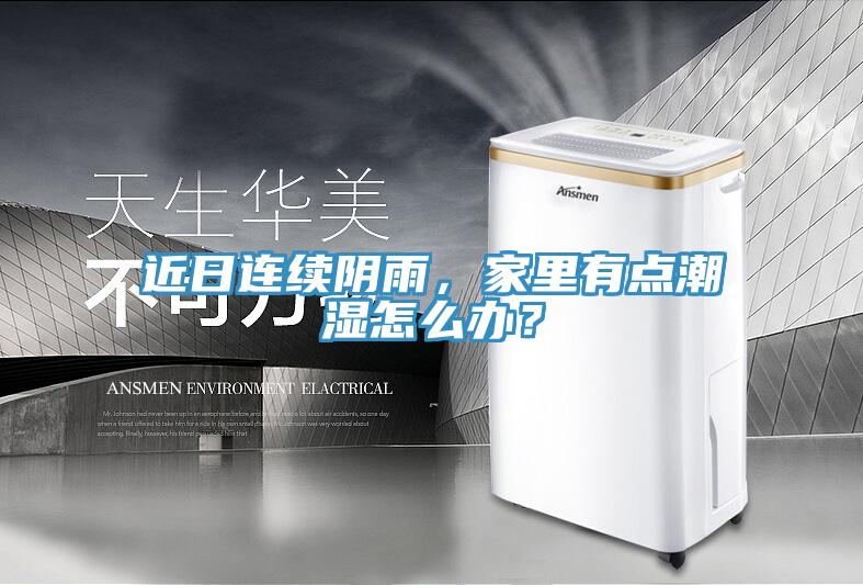 近日連續陰雨，家裏有點潮濕怎麽辦？