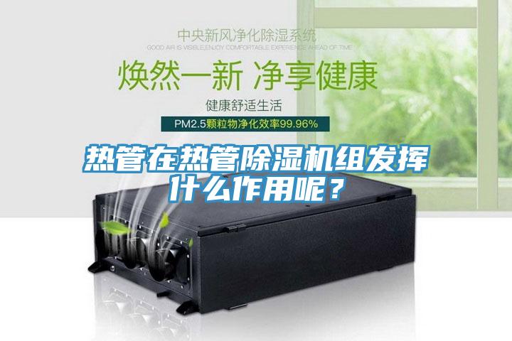熱管在熱管草莓污视频在线看組發揮什麽作用呢？