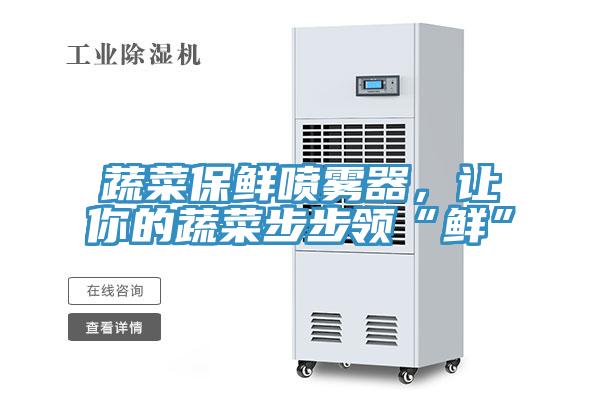 蔬菜保鮮噴霧器，讓你的蔬菜步步領“鮮”