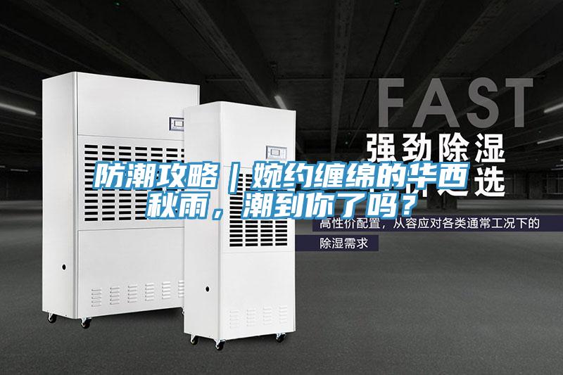 防潮攻略｜婉約纏綿的華西秋雨，潮到你了嗎？