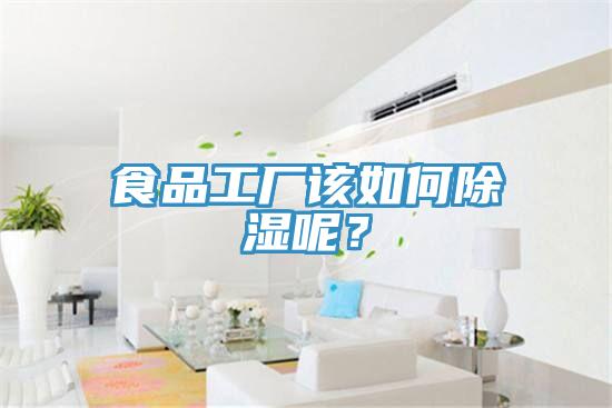 食品工廠該如何除濕呢？