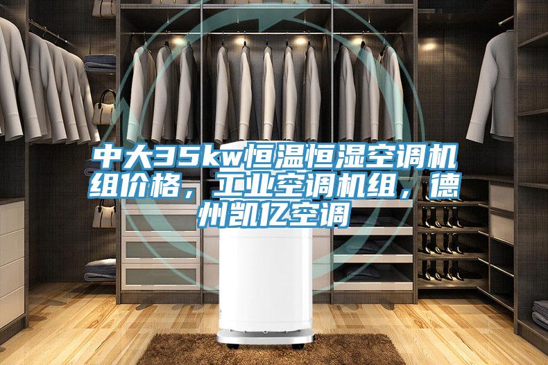 中大35kw恒溫恒濕空調機組價格，工業空調機組，德州凱億空調