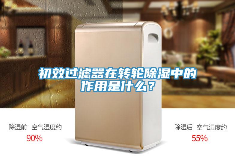 初效過濾器在轉輪除濕中的作用是什麽？