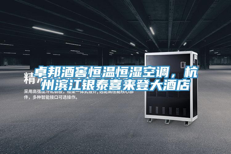卓邦酒窖恒溫恒濕空調，杭州濱江銀泰喜來登大酒店