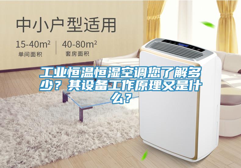 工業恒溫恒濕空調您了解多少？其設備工作原理又是什麽？