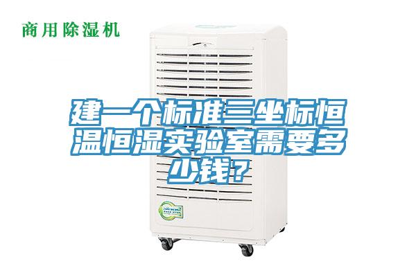 建一個標準三坐標恒溫恒濕實驗室需要多少錢？