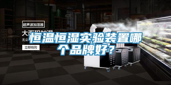 恒溫恒濕實驗裝置哪個品牌好？