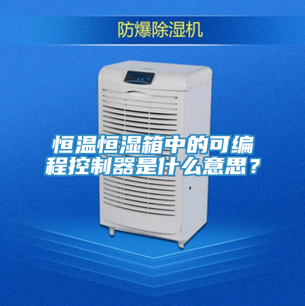 恒溫恒濕箱中的可編程控製器是什麽意思？