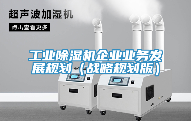 工業草莓污视频在线看企業業務發展規劃（戰略規劃版）