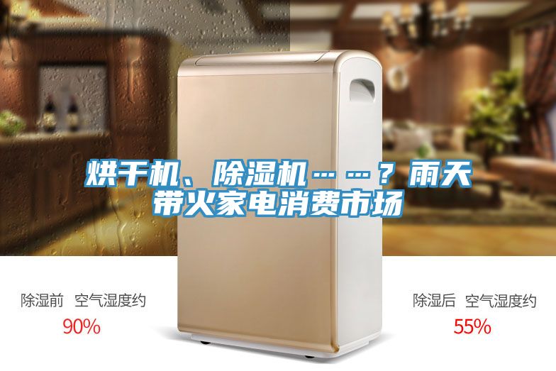 烘幹機、草莓污视频在线看……？雨天帶火家電消費市場