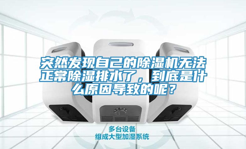 突然發現自己的草莓污视频在线看無法正常除濕排水了，到底是什麽原因導致的呢？