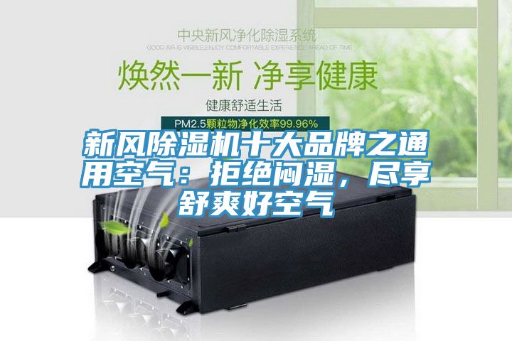 新風草莓污视频在线看十大品牌之通用空氣：拒絕悶濕，盡享舒爽好空氣