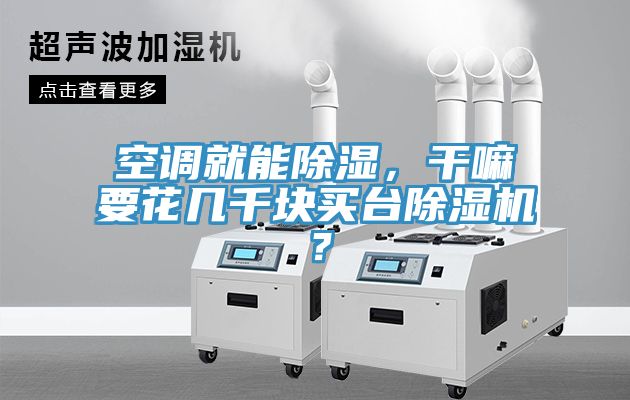 空調就能除濕，幹嘛要花幾千塊買台草莓污视频在线看？