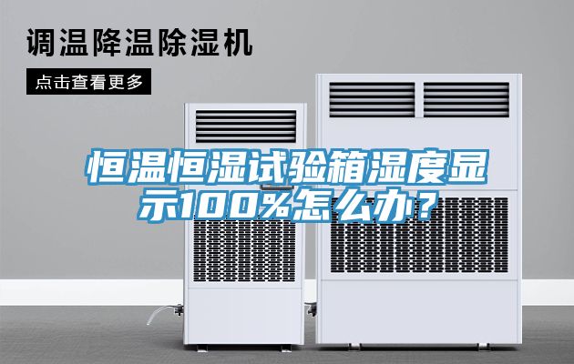 恒溫恒濕試驗箱濕度顯示100%怎麽辦？