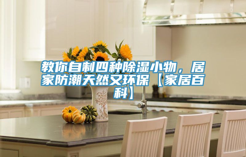 教你自製四種除濕小物，居家防潮天然又環保【家居百科】