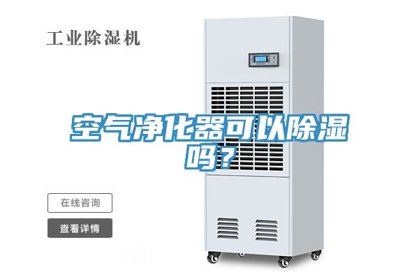 空氣淨化器可以除濕嗎？