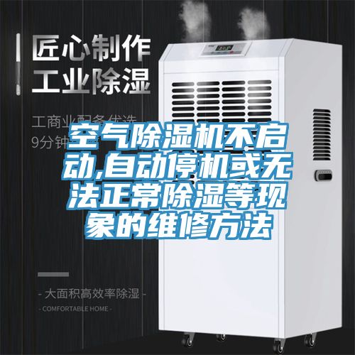 空氣草莓污视频在线看不啟動,自動停機或無法正常除濕等現象的維修方法