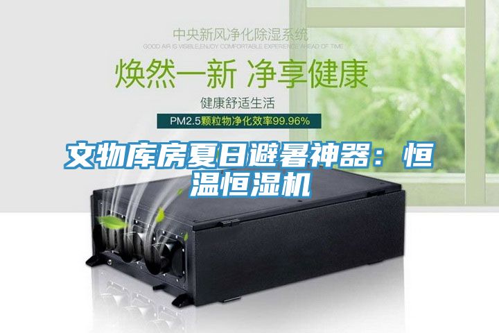 文物庫房夏日避暑神器：恒溫恒濕機