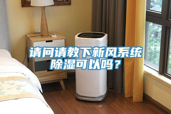 請問請教下新風係統除濕可以嗎？