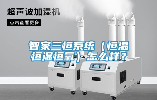 智家三恒係統（恒溫恒濕恒氧）怎麽樣？