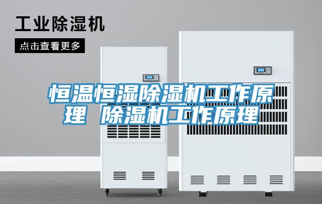 恒溫恒濕草莓污视频在线看工作原理 草莓污视频在线看工作原理