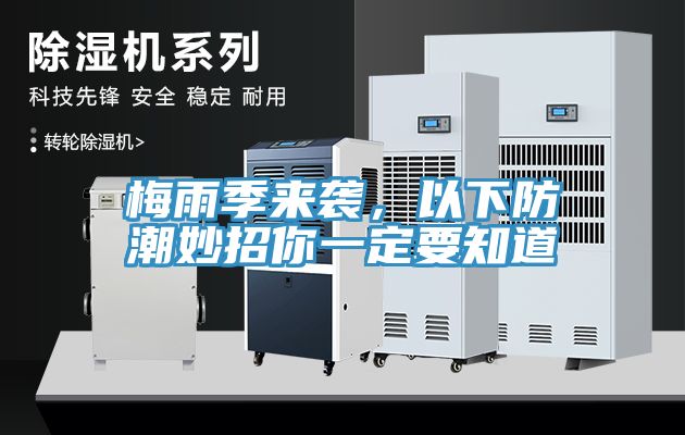 梅雨季來襲，以下防潮妙招你一定要知道