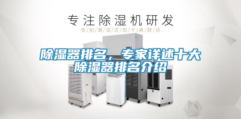 除濕器排名，專家詳述十大除濕器排名介紹