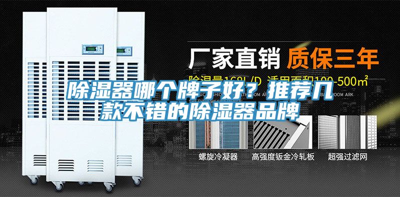 除濕器哪個牌子好？推薦幾款不錯的除濕器品牌