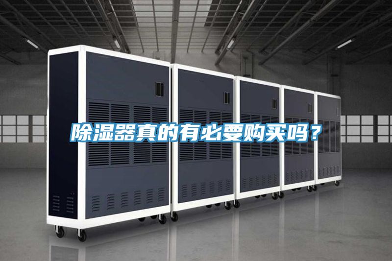 除濕器真的有必要購買嗎？