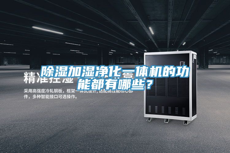 除濕加濕淨化一體機的功能都有哪些？