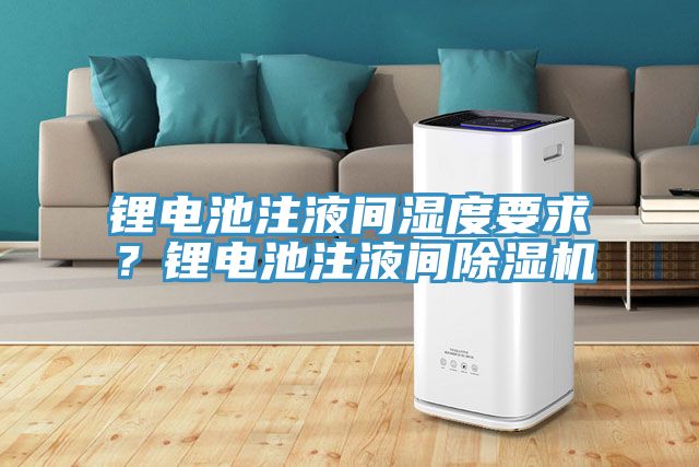 鋰電池注液間濕度要求？鋰電池注液間草莓污视频在线看